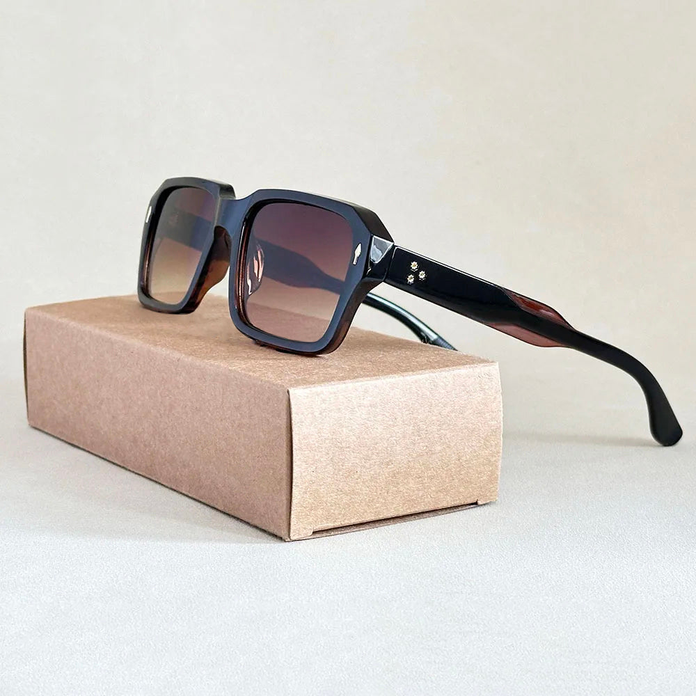Gafas de Sol Unisex Montura Gruesa Protección UV400 Retro