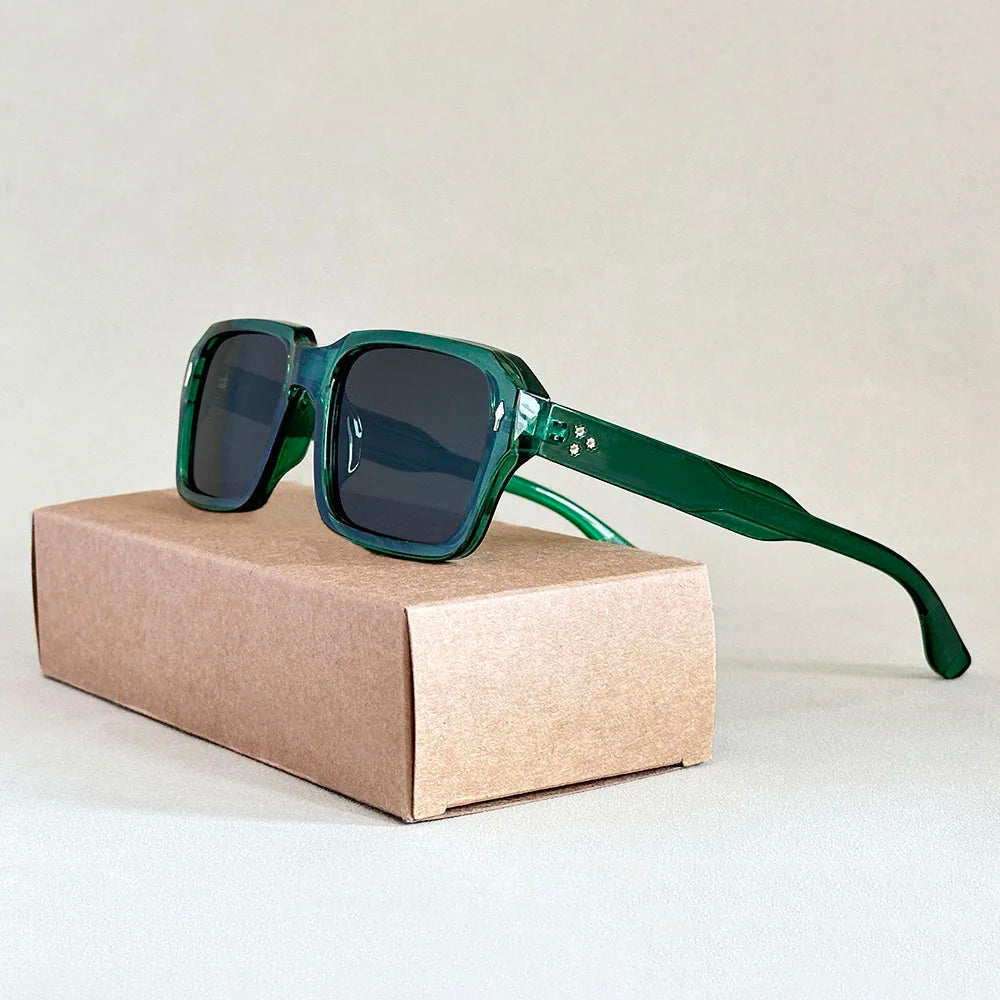 Gafas de Sol Unisex Montura Gruesa Protección UV400 Retro
