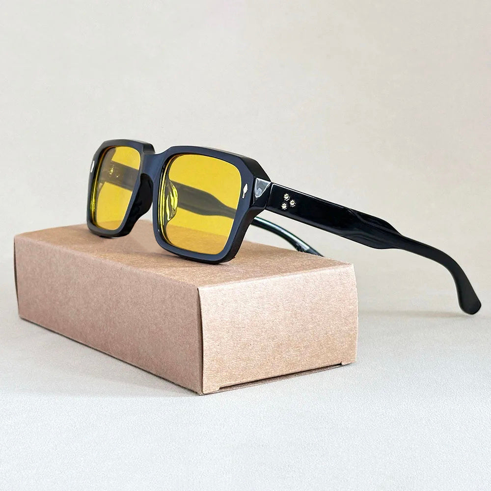 Gafas de Sol Unisex Montura Gruesa Protección UV400 Retro