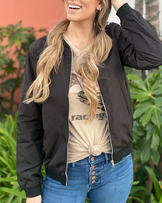 Cazadora Bomber Mujer Transpirable Corte Relajado - Mavetta