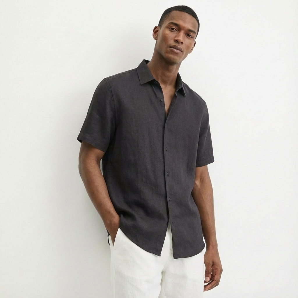 Camisa Casual Hombre Algodón Botones - Mavetta