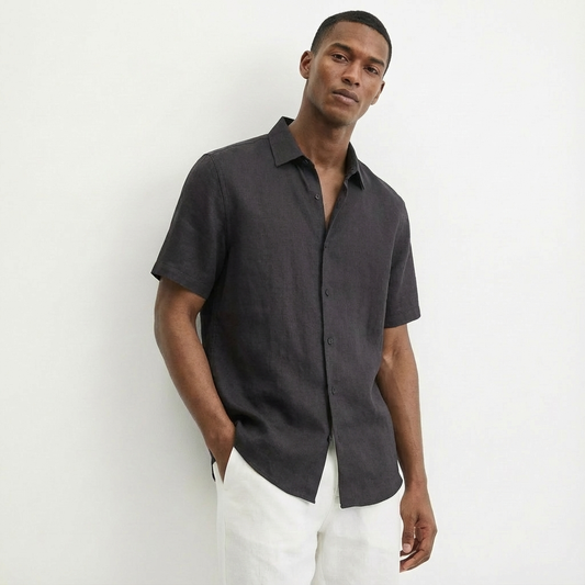 Camisa Casual Hombre Algodón Botones - Mavetta