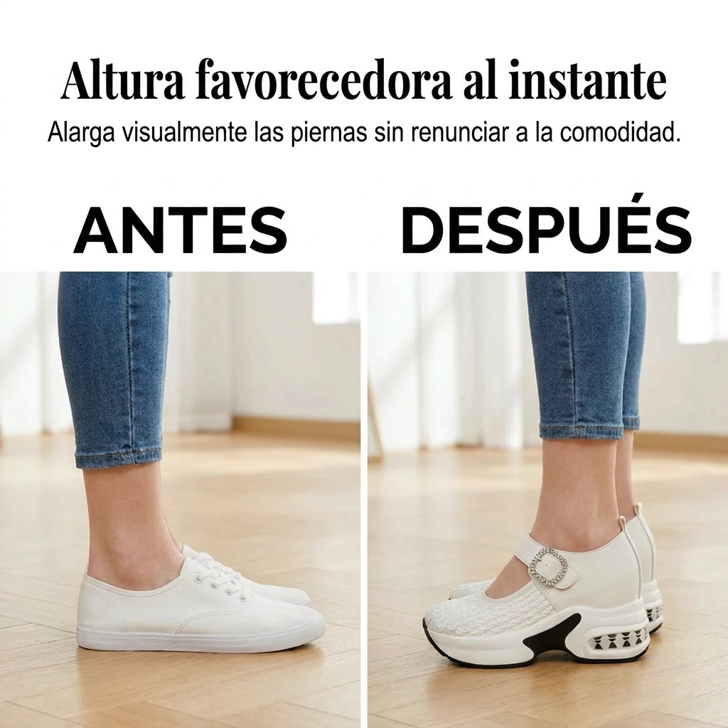 Zapatos Mujer Plataforma Transpirables y Comodos