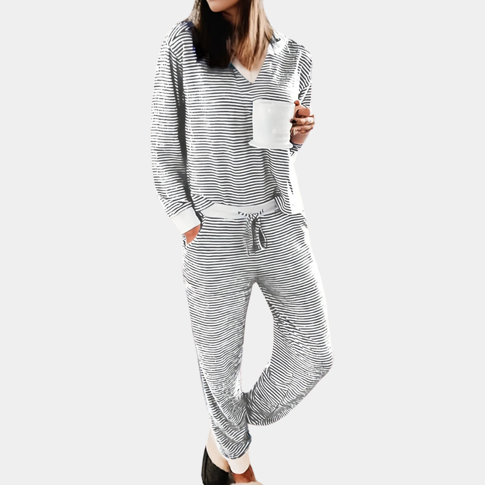 Pijama Mujer Dos Piezas Tejido Suave Ajuste Comodo