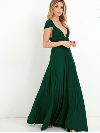 Vestido largo mujer cruzado escote halter maxi