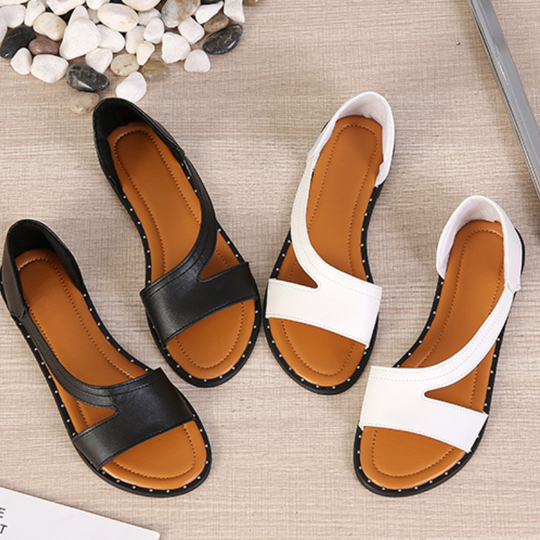 Sandalias Mujer de Piel Estilo Noche - Mavetta