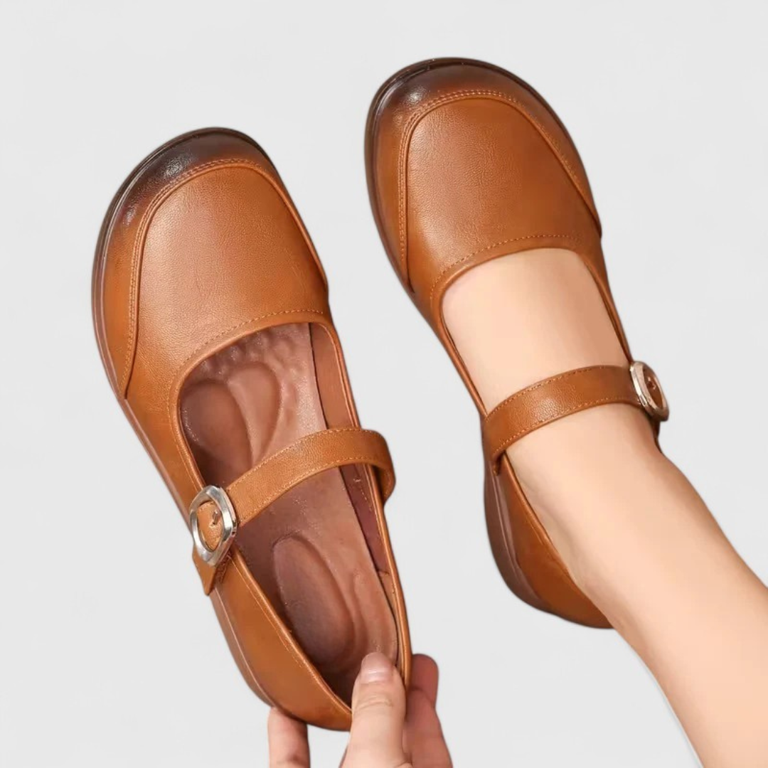 Zapatos Mujer Clasicos Hebilla Tacón Bajo Primavera - Mavetta