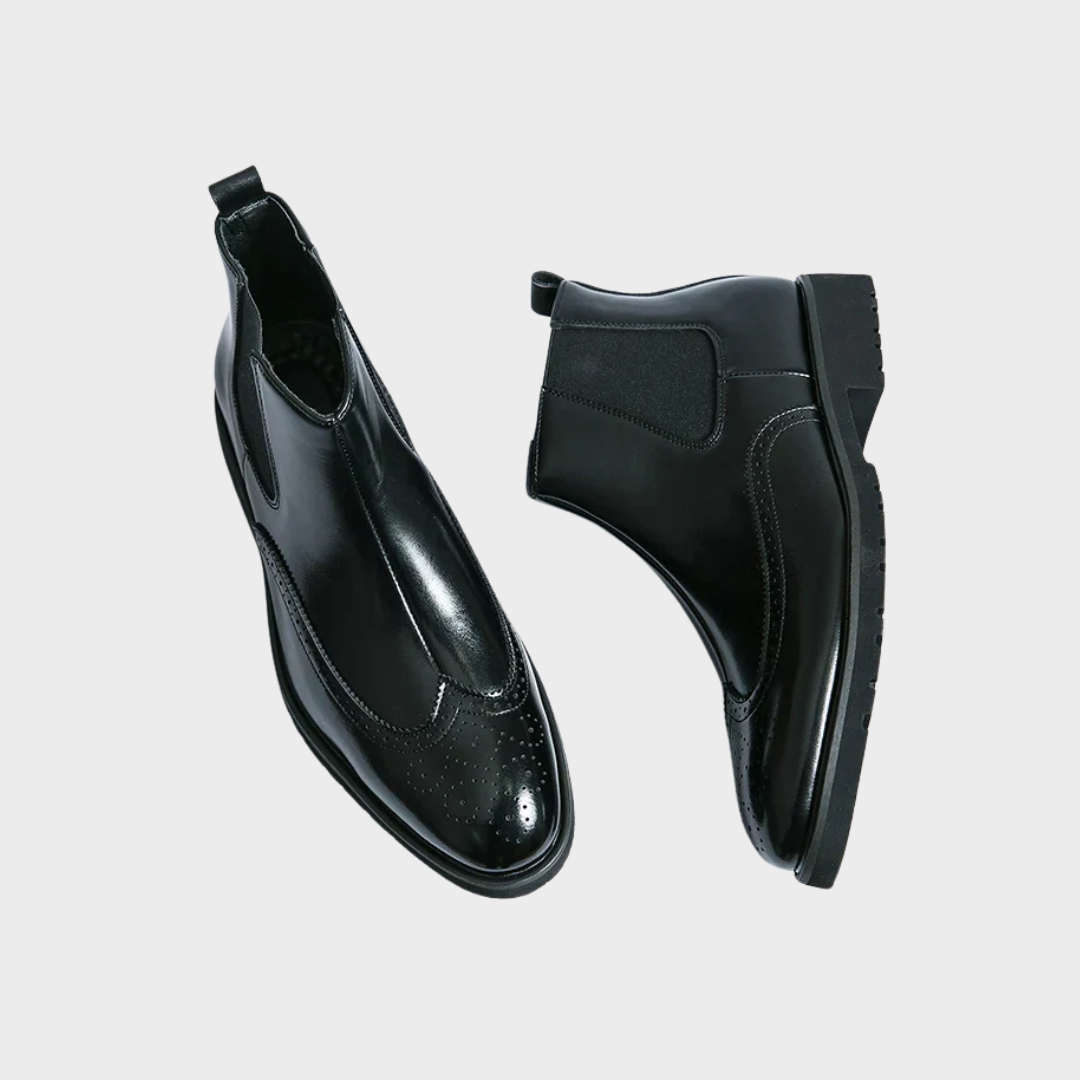 Botas Chelsea Hombre Sin Cordones Acabado Refinado Ajuste Diario