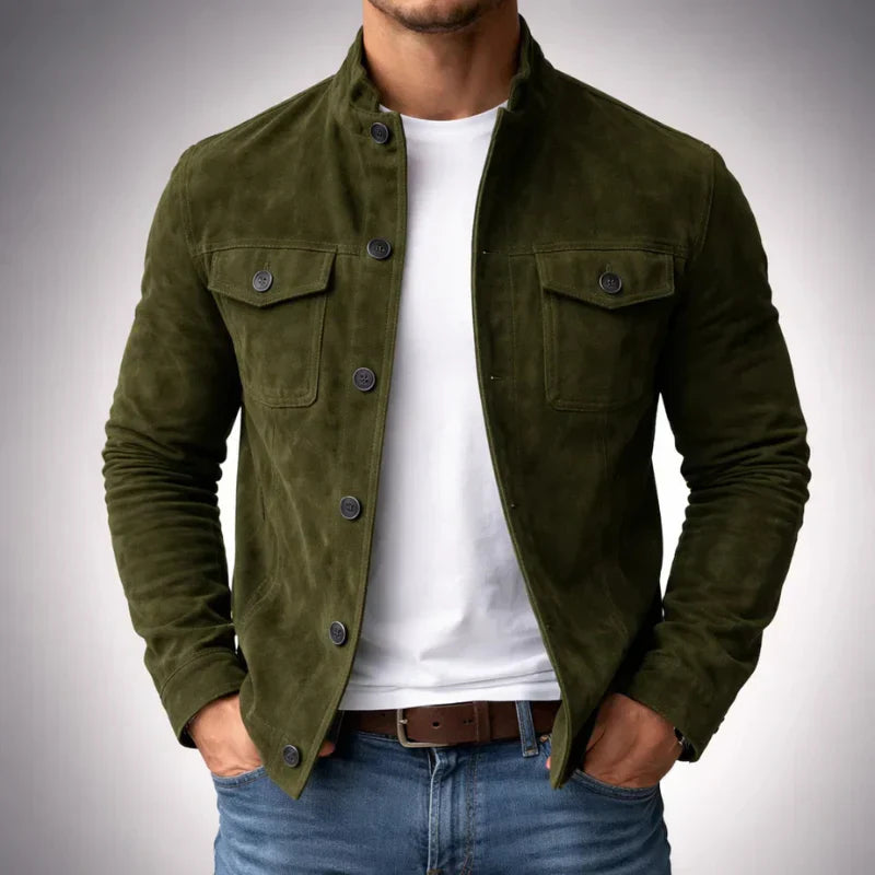 Chaqueta Hombre Inspiración Militar Corte Ajustado - Mavetta