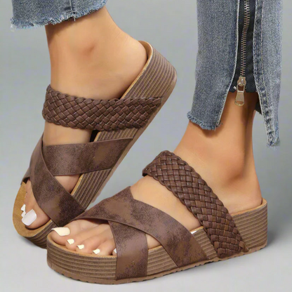 Sandalias Mujer Plataforma Gruesa Estilo Moderno - Mavetta
