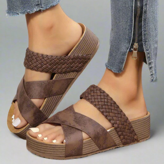 Sandalias Mujer Plataforma Gruesa Estilo Moderno - Mavetta