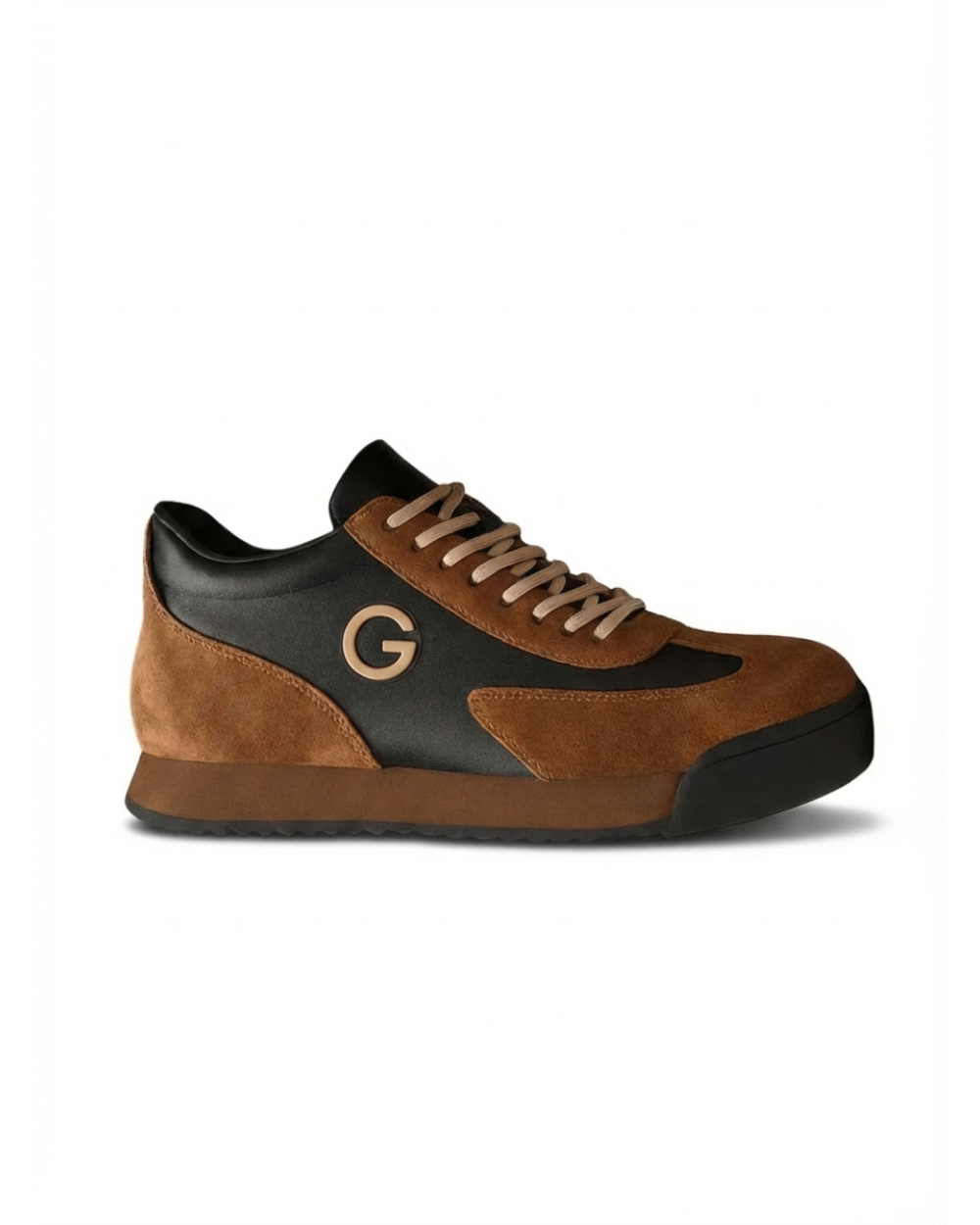 Zapatillas Hombre Cuero Casual Cordones Urbanas Comodas
