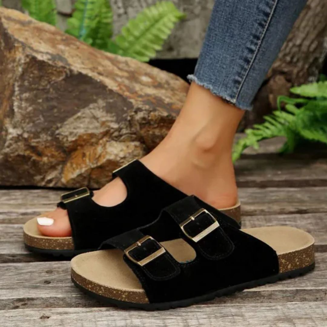 Sandalias Mujer Retro Comodas Ajuste Confort Verano