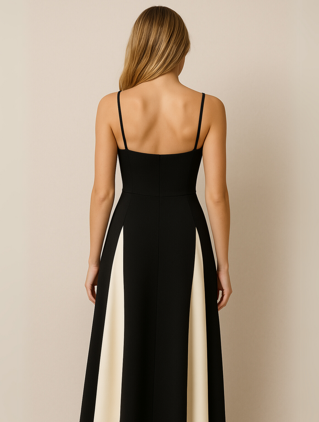 Vestido Maxi Mujer Escote Corazón Formal