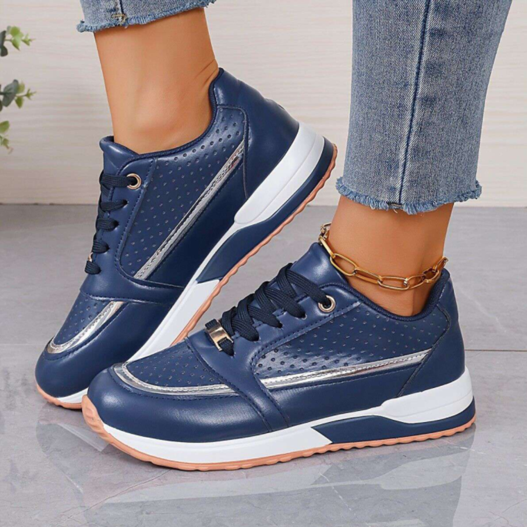 Zapatillas deportivas mujer con cordones estilo casual