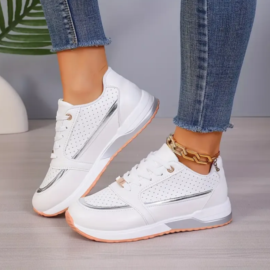 Zapatillas deportivas mujer con cordones estilo casual