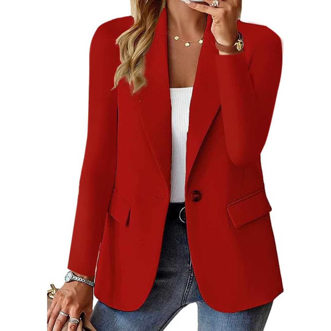 Blazer Mujer Casual Manga Larga Botones - Mavetta