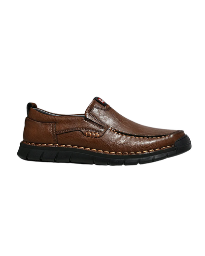 Zapatos Hombre de Cuero Sin Cordones Elegantes y Practicos