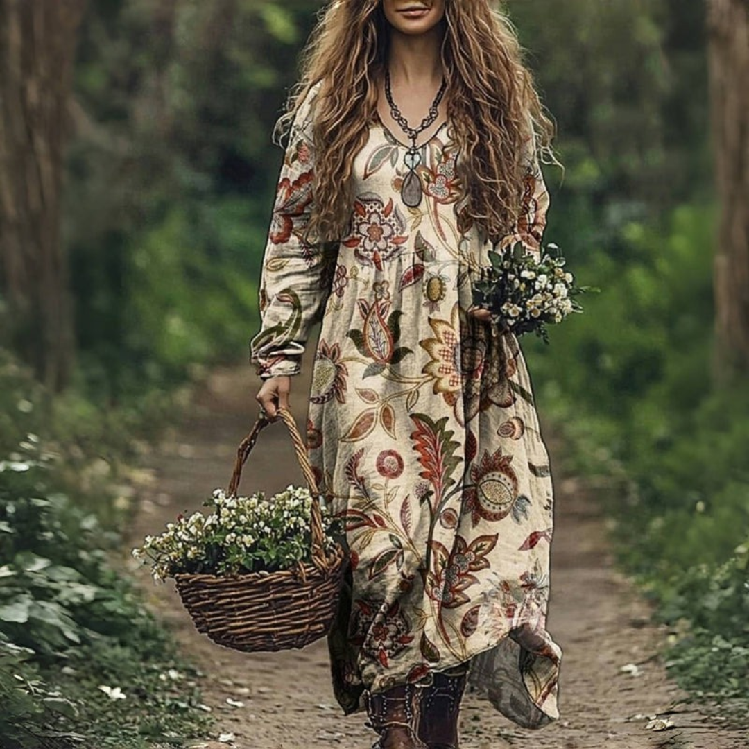 Vestido Mujer Manga Larga Ajustado - Mavetta