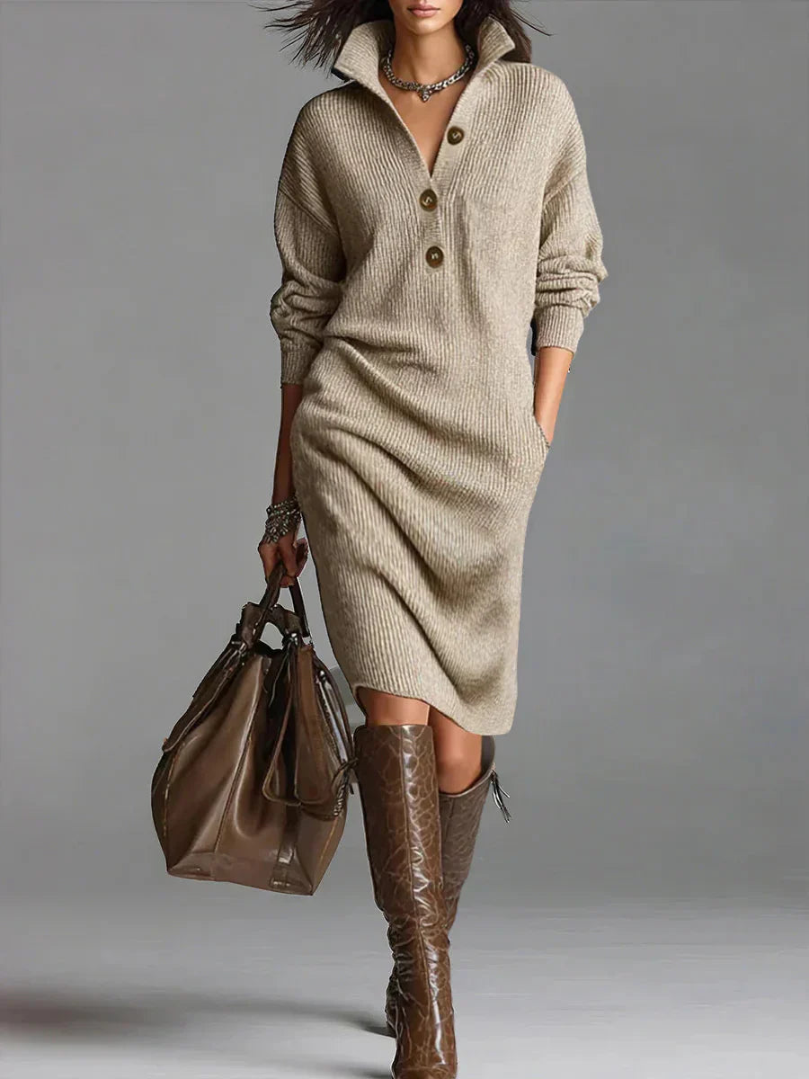 Vestido elegante Mujer de Punto Ajustado