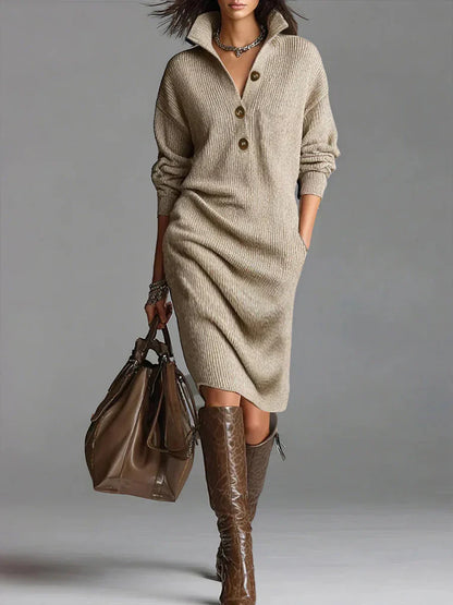 Vestido elegante Mujer de Punto Ajustado