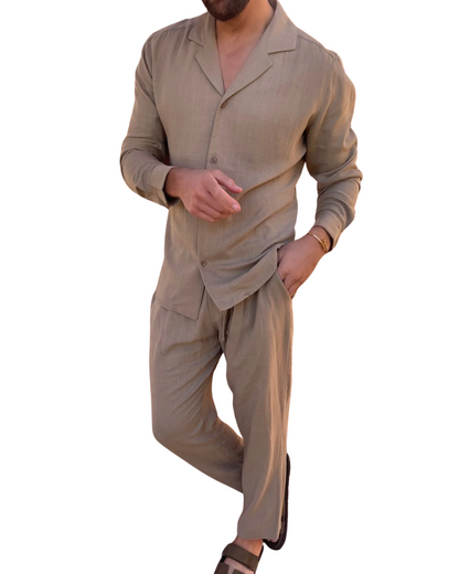 Conjunto Hombre de Lino Ligero Moderno Confortable - Mavetta