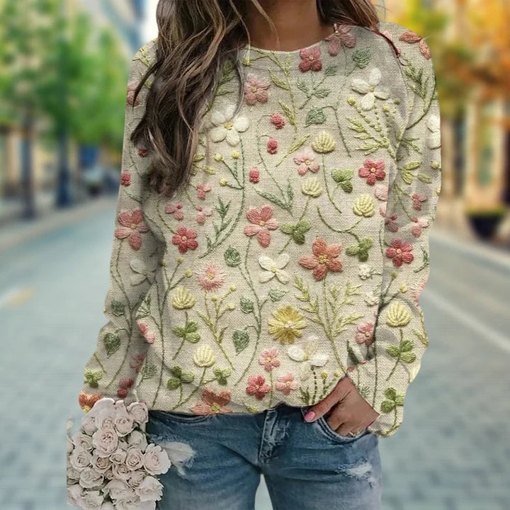 Jersey Mujer Invierno Tejido Suave Ajuste Comodo