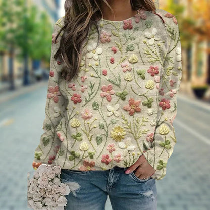 Jersey Mujer Invierno Tejido Suave Ajuste Comodo