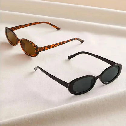 Gafas de sol mujer lentes UV400 estilo retro ovaladas
