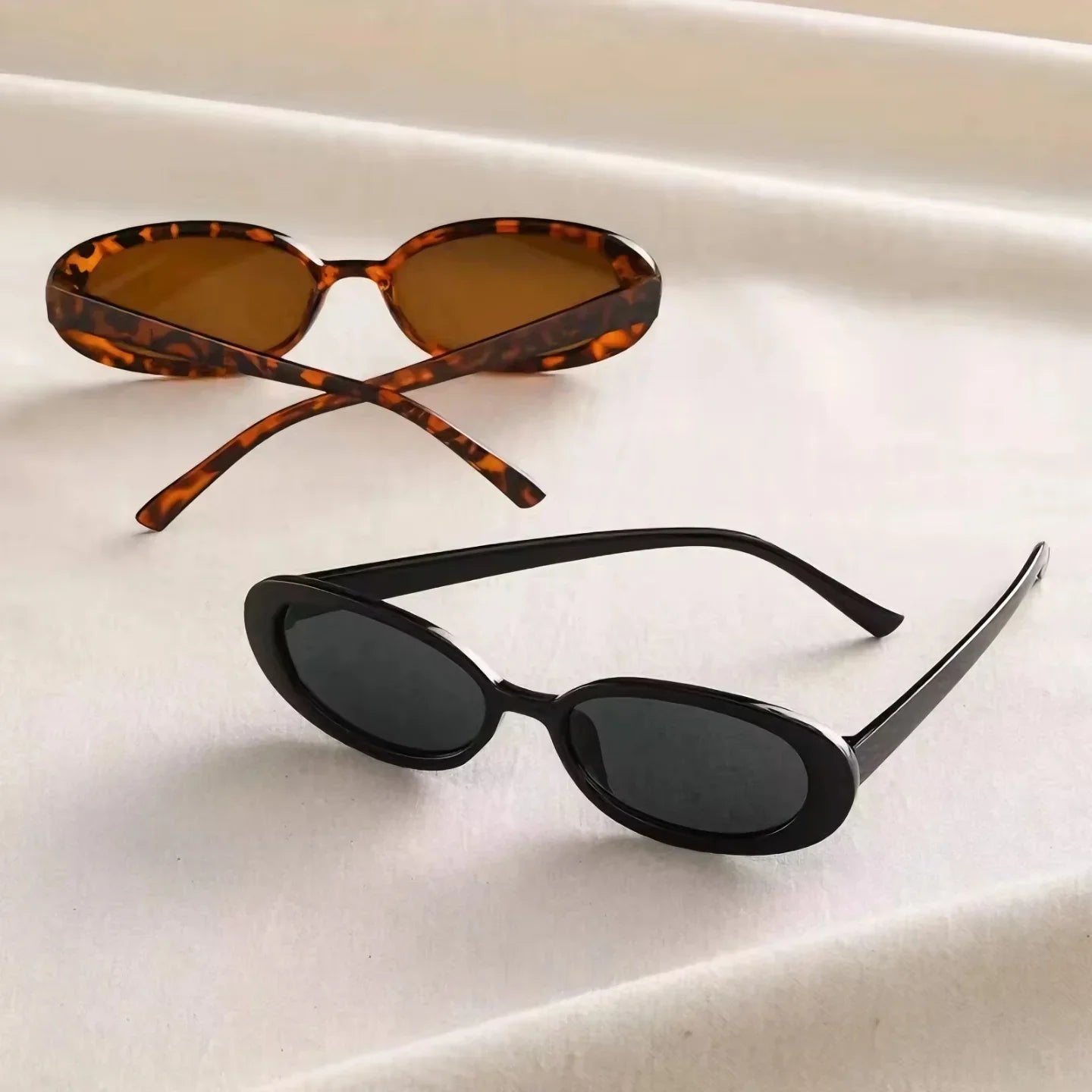 Gafas de sol mujer lentes UV400 estilo retro ovaladas