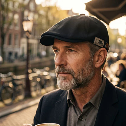Boina Hombre Estilo Urbano Ajuste Moderno