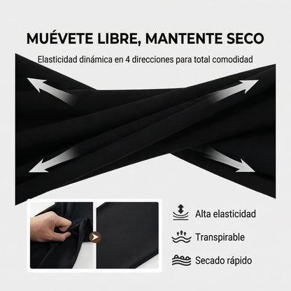 Pantalones cortos golf hombre elásticos cómodos