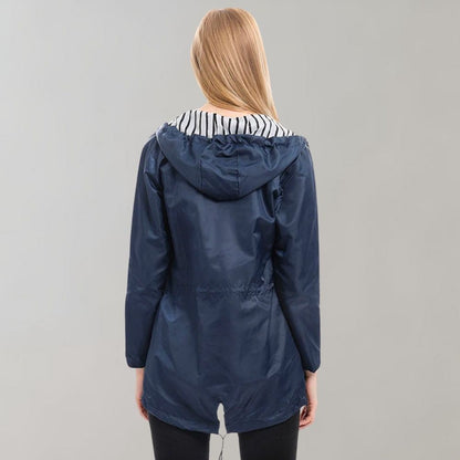 Gabardina Larga Mujer Impermeable Invierno