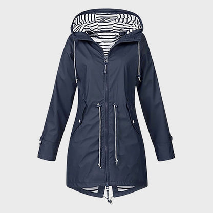 Gabardina Larga Mujer Impermeable Invierno
