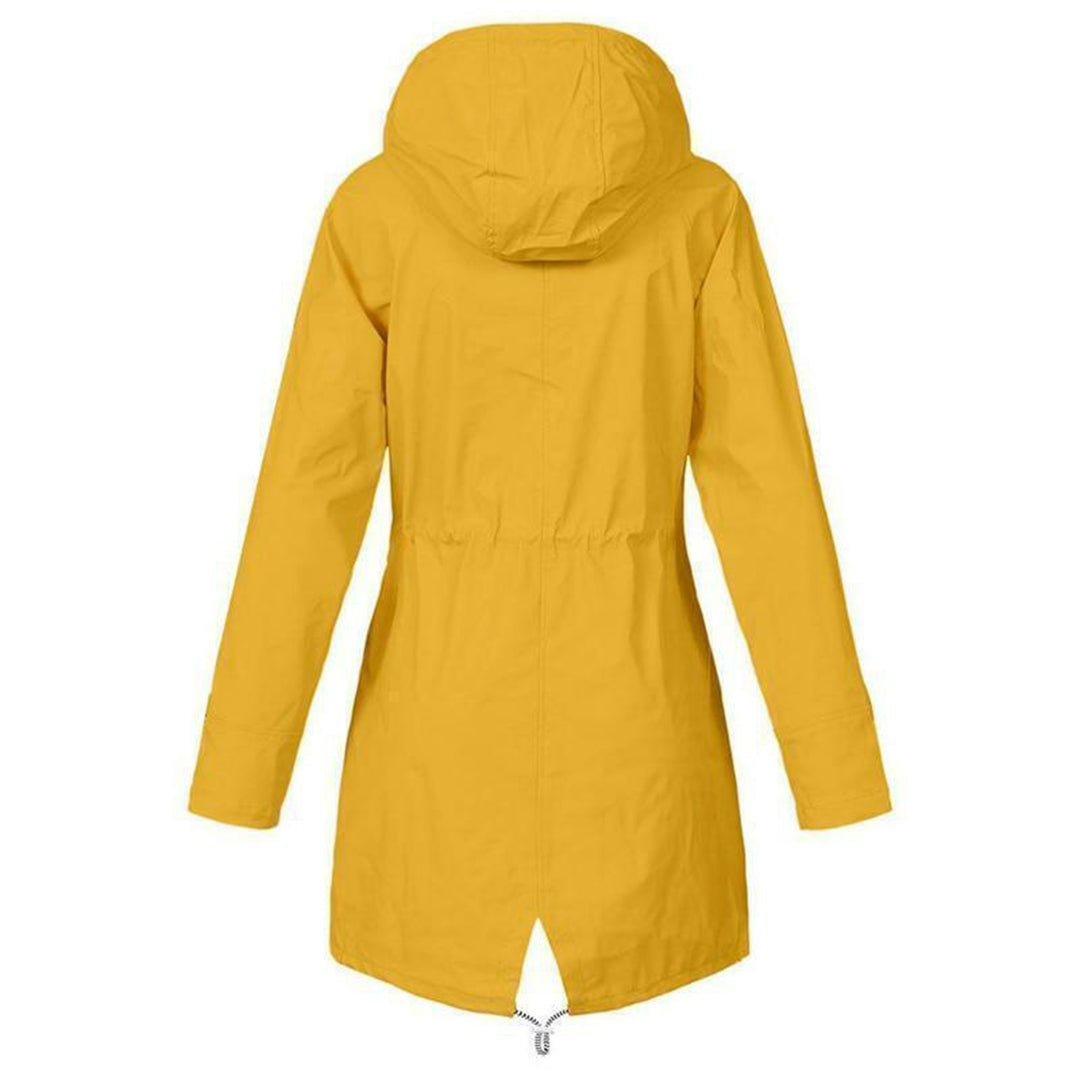 Impermeable Mujer con Capucha Ajuste Regular