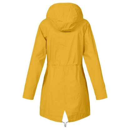 Impermeable Mujer con Capucha Ajuste Regular