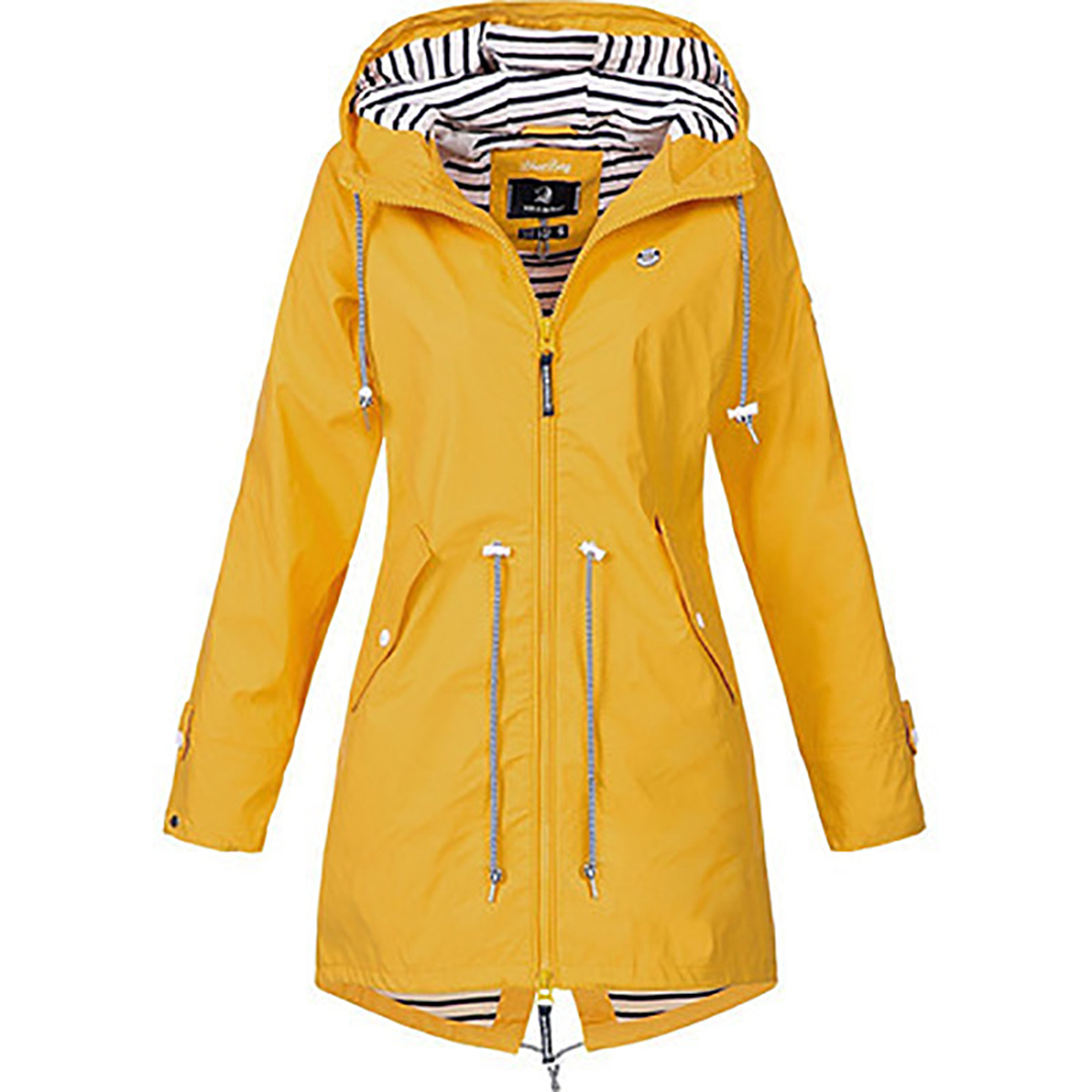 Impermeable Mujer con Capucha Ajuste Regular - Mavetta