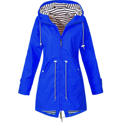 Impermeable Mujer con Capucha Ajuste Regular