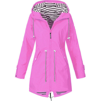 Impermeable Mujer con Capucha Ajuste Regular