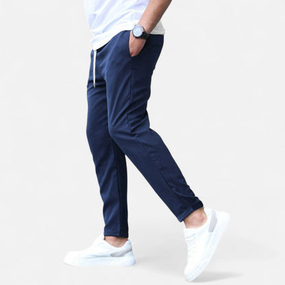 Pantalones Hombre Elastico Confort Ajuste Moderno