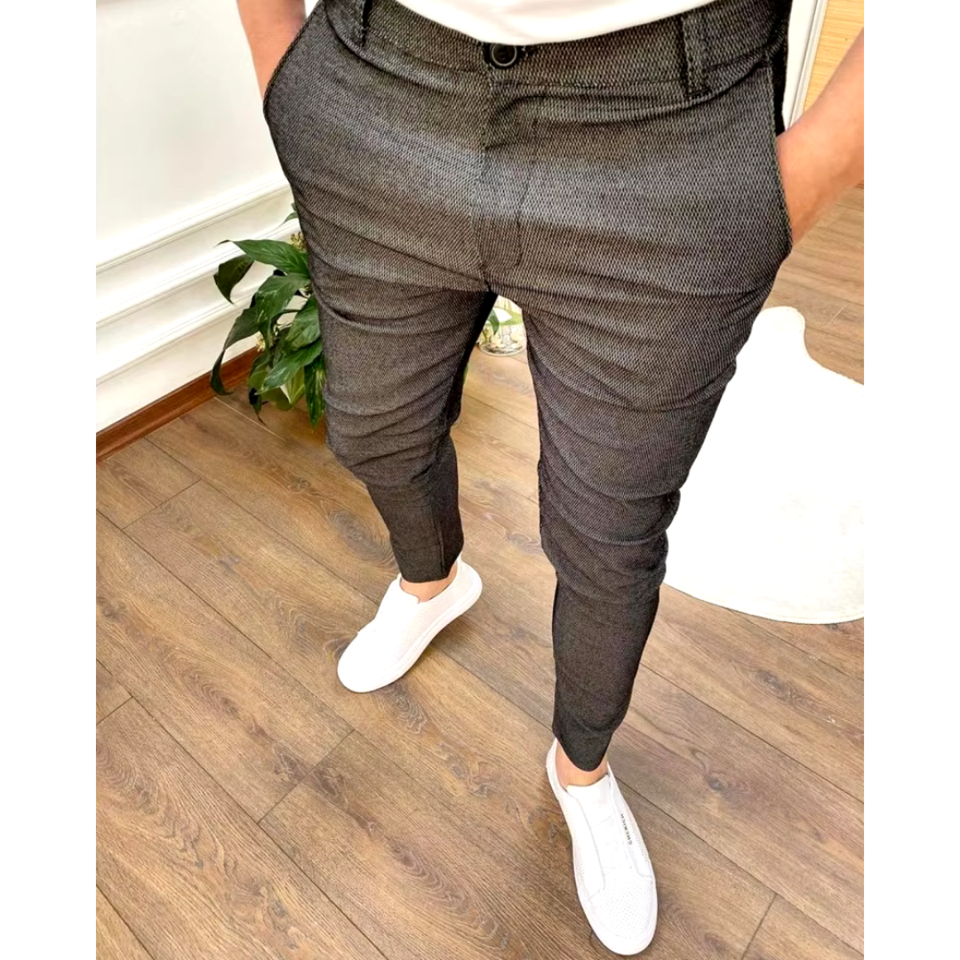Pantalón Vestir Hombre Corte Clásico Formal - Mavetta