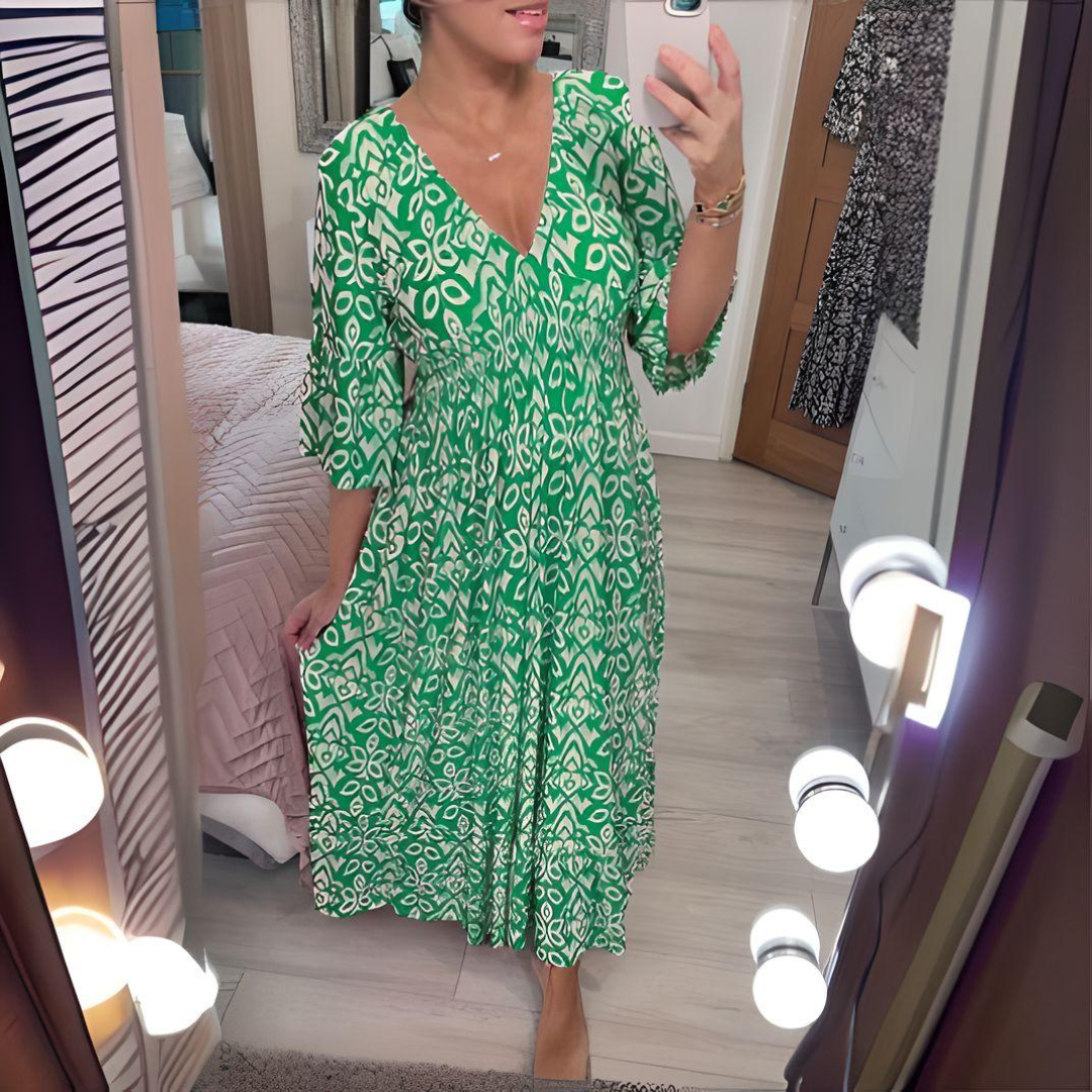Valentina | Vestido Casual Bohemio Estampado para Mujer 2