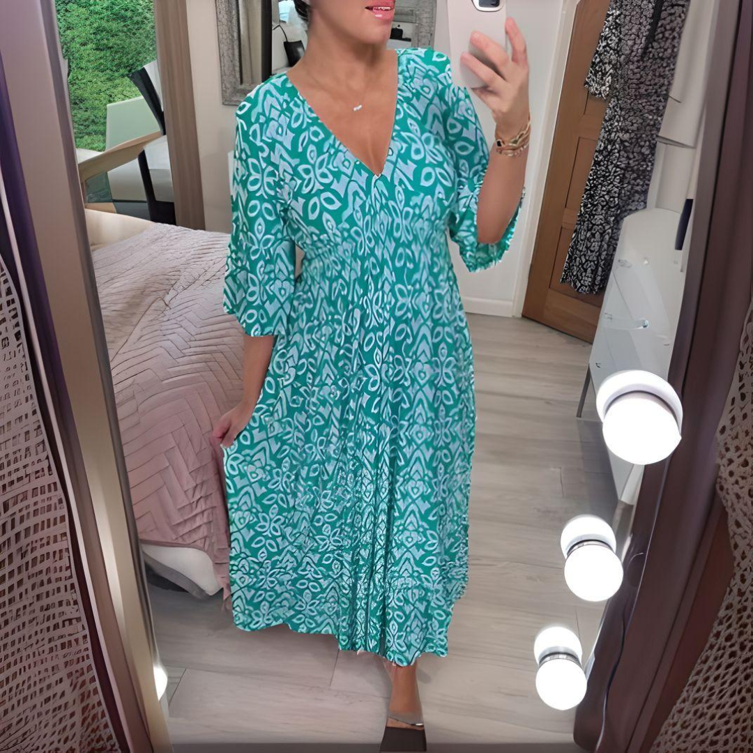 Valentina | Vestido Casual Bohemio Estampado para Mujer 3