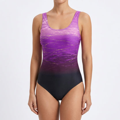 Bañador Mujer Espalda Deportiva Escote Redondo