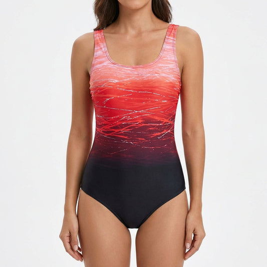 Bañador Mujer Espalda Deportiva Escote Redondo - Mavetta