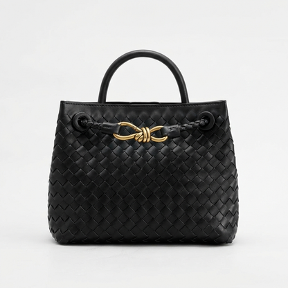 Bolso de Mano Mujer Trenzado Intrecciato Cierre Elegante - Mavetta