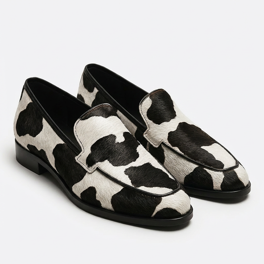 Mocasines Mujer Estampado Animal Diseño Slip-On Moderno - Mavetta