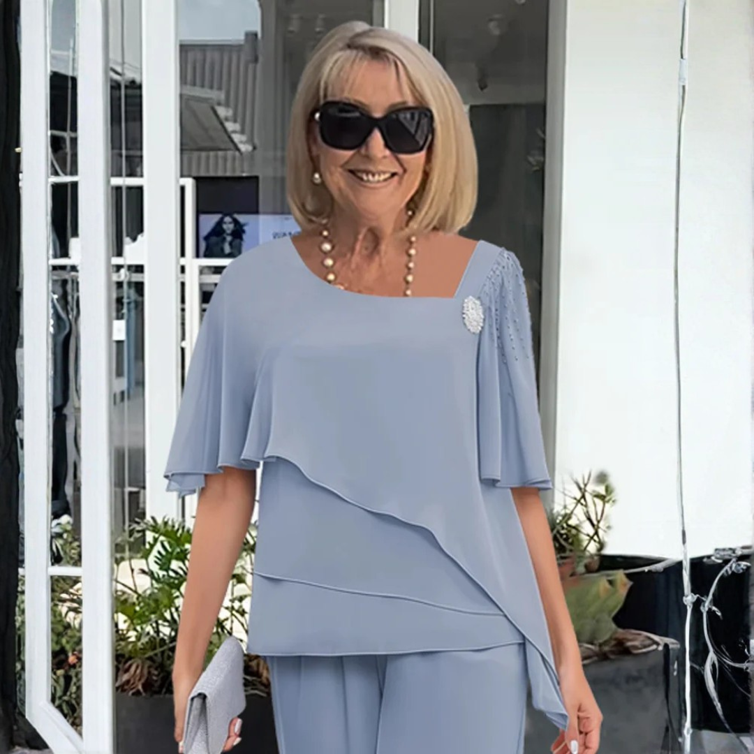 Conjunto Mujer Verano Elegante Ajuste Femenino - Mavetta