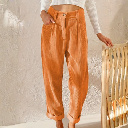 Pantalones Mujer Talle Alto Pierna Ancha Verano