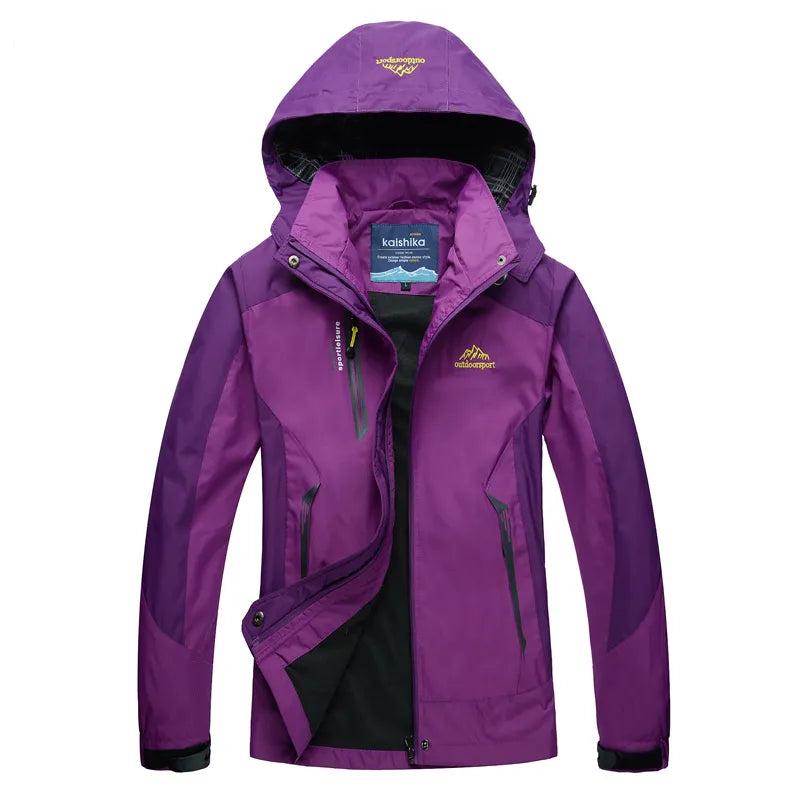 Chaqueta Mujer Impermeable Forro Térmico Cortavientos